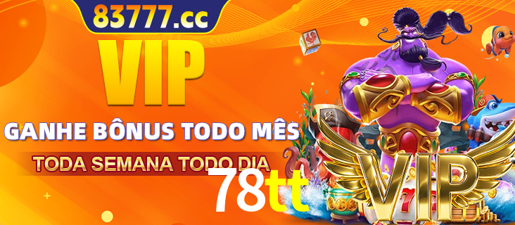 Banner promocional do 78tt oferecendo 100% de recompensas adicionais contínuas para quem fizer o login diário (Daily sign-in), com um mascote de coelho.