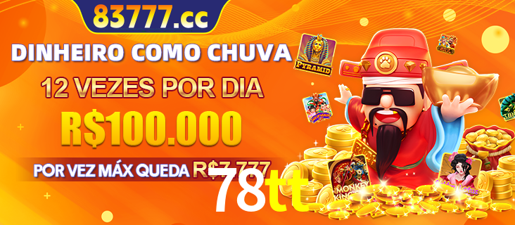 Banner do programa de recompensas Recomende para amigos do 78tt, detalhando os bônus por convidar amigos, com prêmios que chegam a R$288.888.